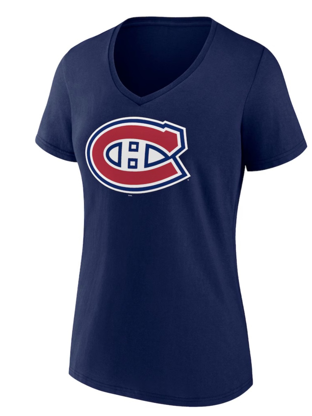 NHL Official Montreal Canadiens V-neck T-shirt NWOT